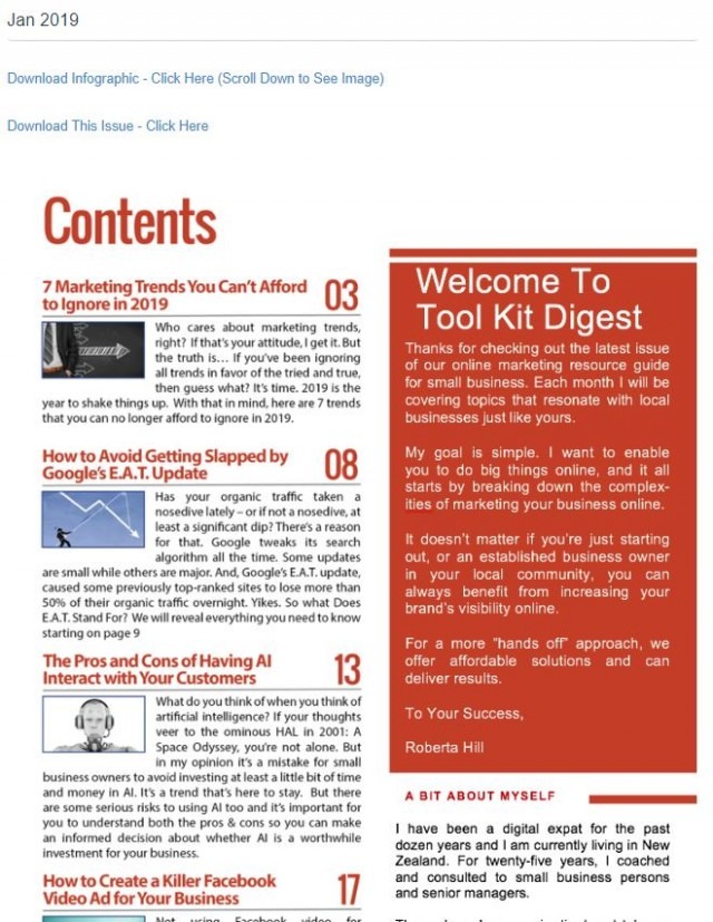 Tool Kit Digital Marketing Digest 2019