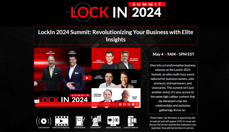 Jay Abraham – Lock In Summit 2024 Download