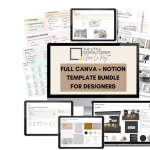 Clare Le Roy – The Complete Canva and Notion Template Bundle for Designers Download